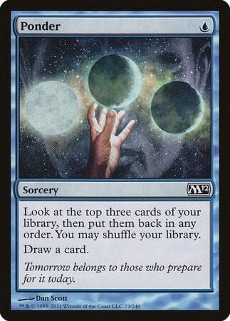 Ponder [Magic 2012] MTG Single Magic: The Gathering  | Multizone: Comics And Games