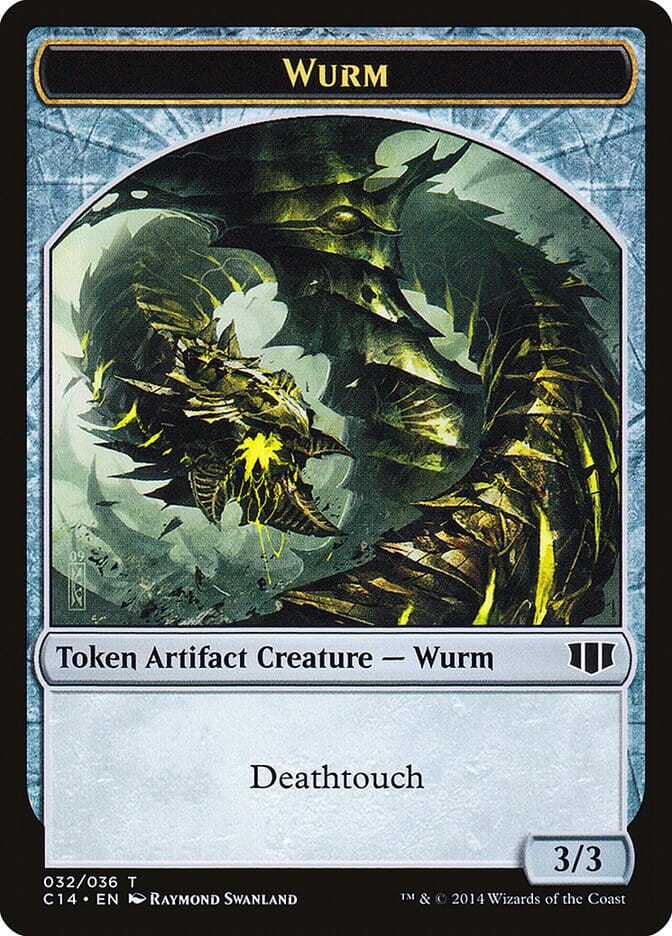 Wurm (032/036) // Goat Double-sided Token [Commander 2014 Tokens] MTG Single Magic: The Gathering  | Multizone: Comics And Games