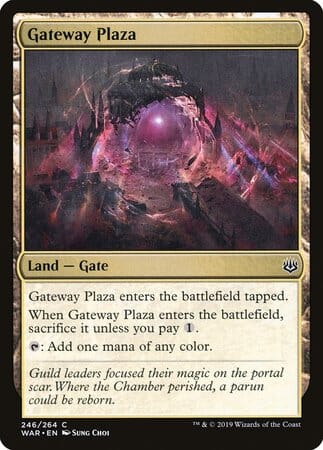 Gateway Plaza [War of the Spark] MTG Single Magic: The Gathering  | Multizone: Comics And Games