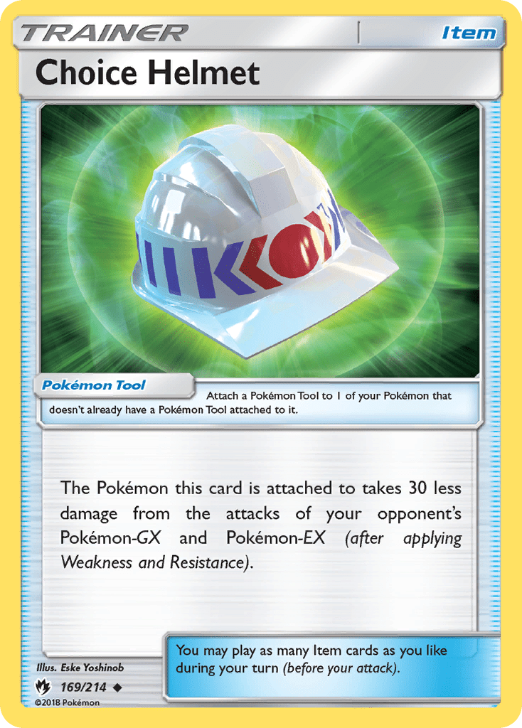 Choice Helmet (169/214) [Sun & Moon: Lost Thunder] Pokemon Single Pokémon  | Multizone: Comics And Games