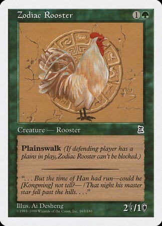 Zodiac Rooster [Portal Three Kingdoms] MTG Single Magic: The Gathering  | Multizone: Comics And Games
