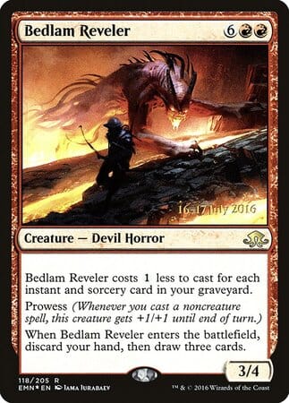 Bedlam Reveler [Eldritch Moon Promos] MTG Single Magic: The Gathering  | Multizone: Comics And Games
