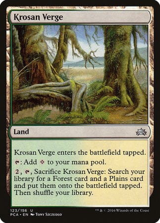 Krosan Verge [Planechase Anthology] MTG Single Magic: The Gathering  | Multizone: Comics And Games