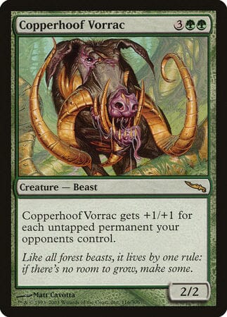 Copperhoof Vorrac [Mirrodin] MTG Single Magic: The Gathering  | Multizone: Comics And Games