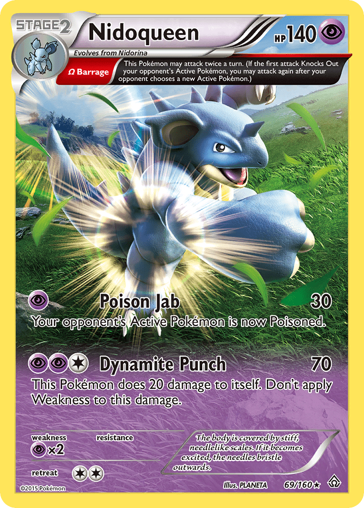 Nidoqueen (69/160) [XY: Primal Clash] Pokemon Single Pokémon  | Multizone: Comics And Games