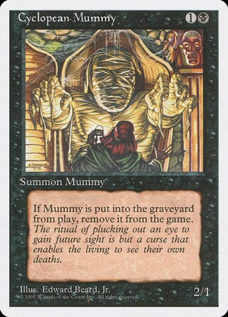 Cyclopean Mummy [Fourth Edition] MTG Single Magic: The Gathering  | Multizone: Comics And Games