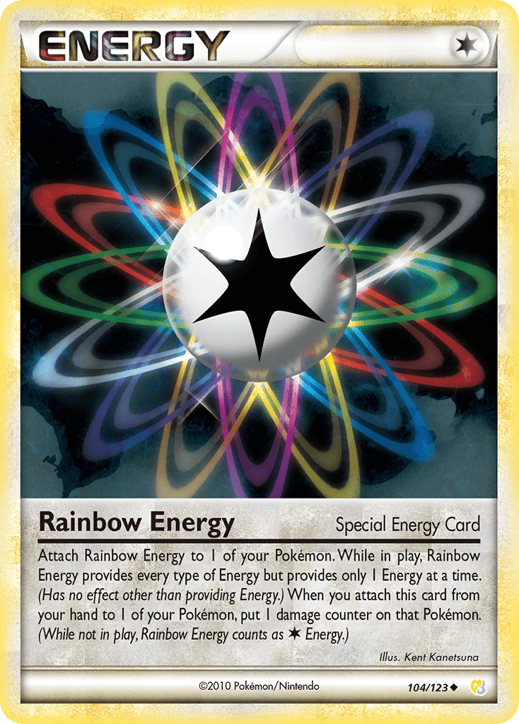 Rainbow Energy (104/123) [HeartGold & SoulSilver: Base Set] Pokemon Single Pokémon  | Multizone: Comics And Games