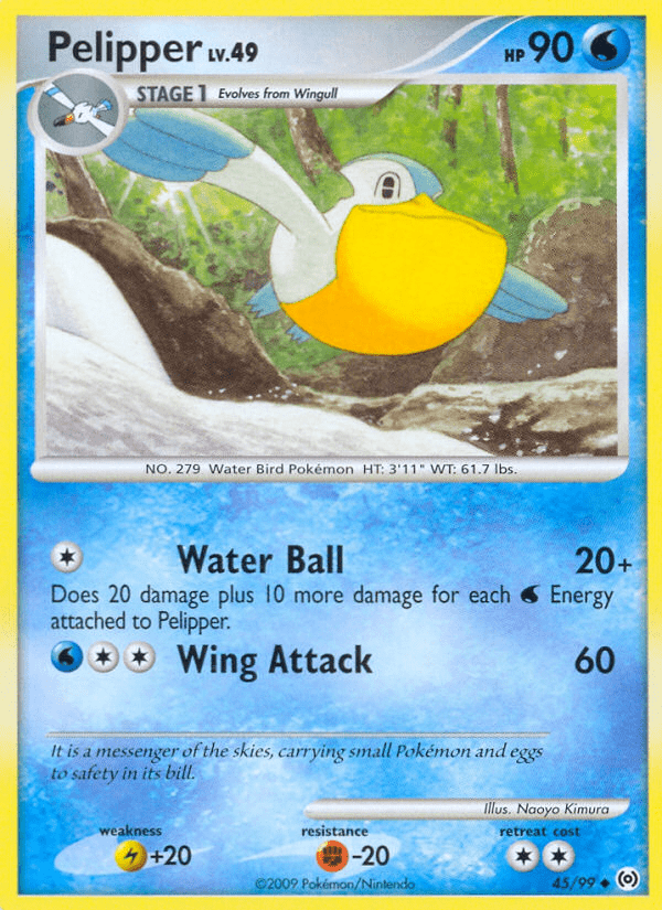 Pelipper (45/99) [Platinum: Arceus] Pokemon Single Pokémon  | Multizone: Comics And Games