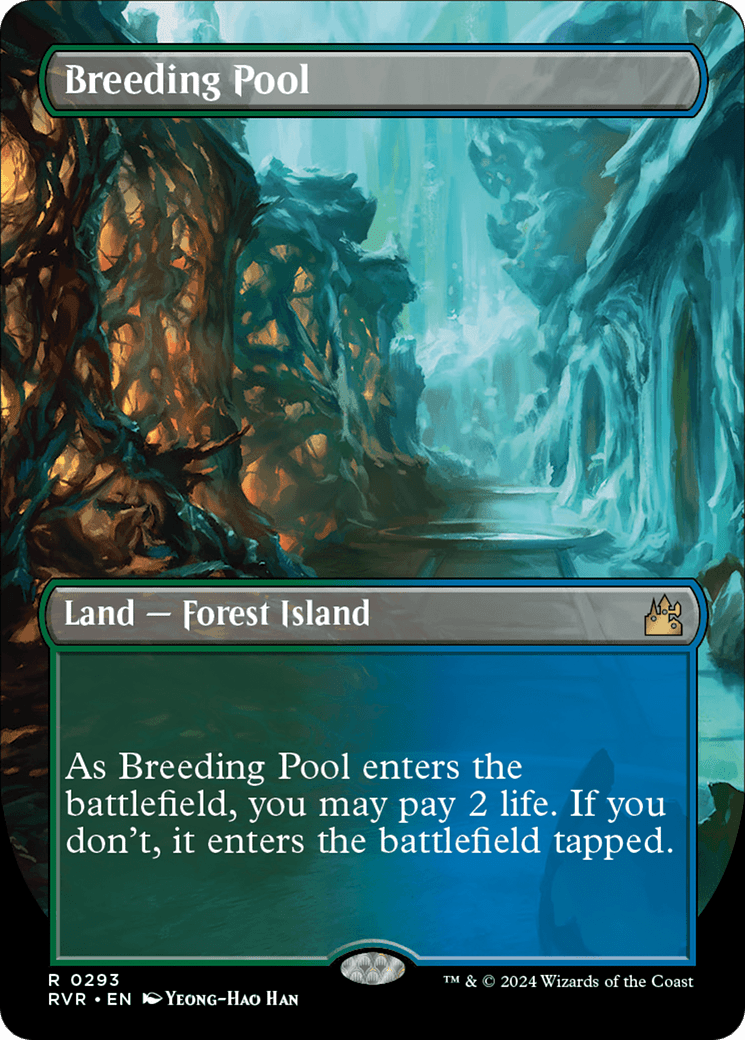 Breeding Pool (Borderless) [Ravnica Remastered] MTG Single Magic: The Gathering  | Multizone: Comics And Games