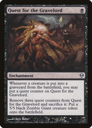 Quest for the Gravelord [Zendikar] MTG Single Magic: The Gathering  | Multizone: Comics And Games