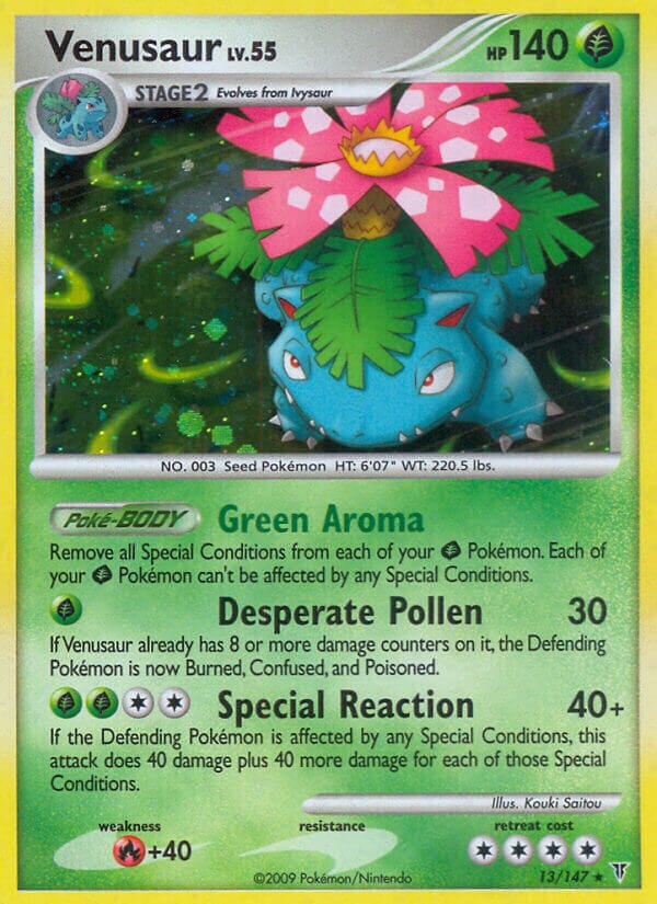 Venusaur (13/147) (Theme Deck Exclusive) [Platinum: Supreme Victors] Pokemon Single Pokémon  | Multizone: Comics And Games