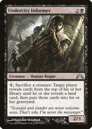 Undercity Informer [Gatecrash] MTG Single Magic: The Gathering  | Multizone: Comics And Games