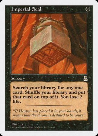 Imperial Seal [Portal Three Kingdoms] MTG Single Magic: The Gathering  | Multizone: Comics And Games