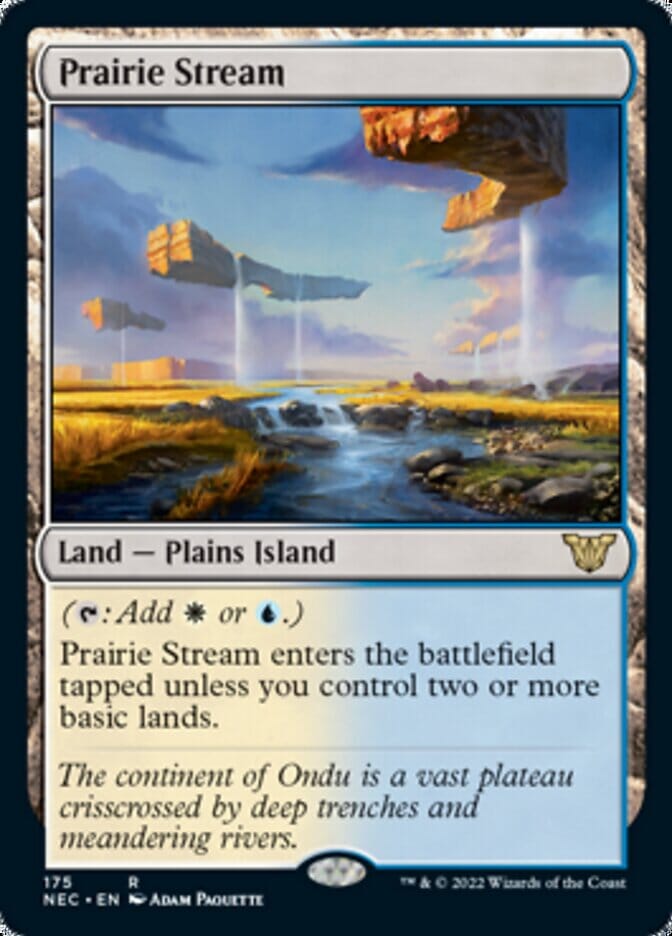 Prairie Stream [Kamigawa: Neon Dynasty Commander] MTG Single Magic: The Gathering  | Multizone: Comics And Games