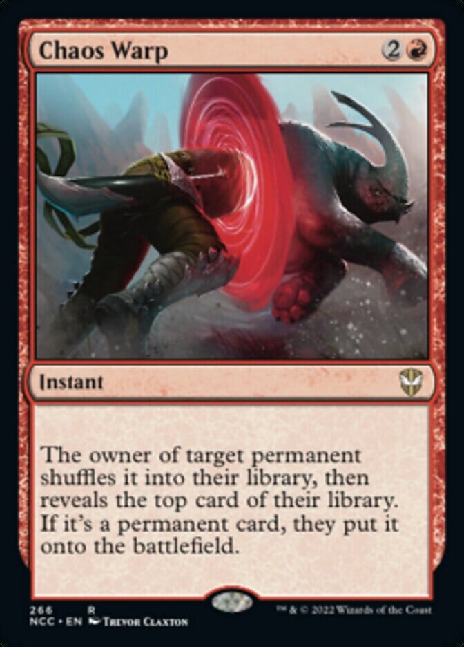 Chaos Warp [Streets of New Capenna Commander] MTG Single Magic: The Gathering  | Multizone: Comics And Games