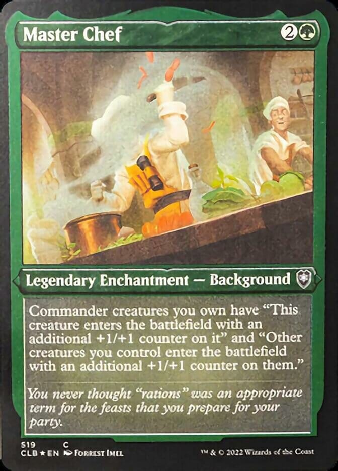 Master Chef (Foil Etched) [Commander Legends: Battle for Baldur's Gate] MTG Single Magic: The Gathering  | Multizone: Comics And Games