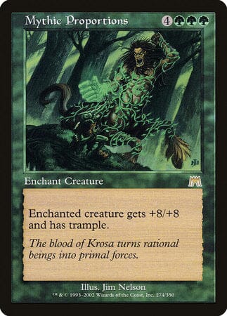 Mythic Proportions [Onslaught] MTG Single Magic: The Gathering  | Multizone: Comics And Games