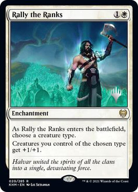 Rally the Ranks [Kaldheim Promo Pack] MTG Single Magic: The Gathering  | Multizone: Comics And Games