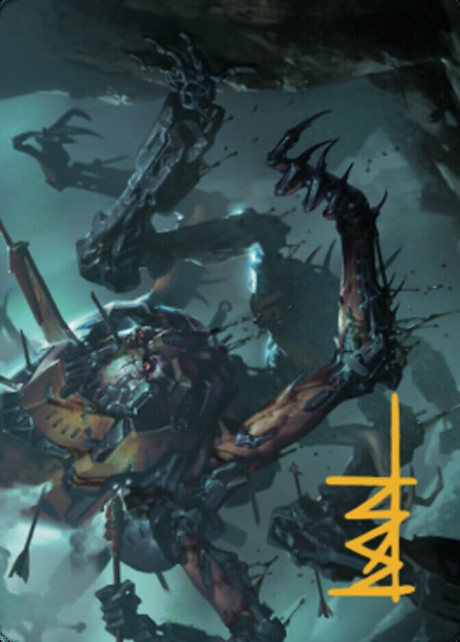 Scrapwork Rager Art Card (Gold-Stamped Signature) [The Brothers' War Art Series] MTG Single Magic: The Gathering  | Multizone: Comics And Games