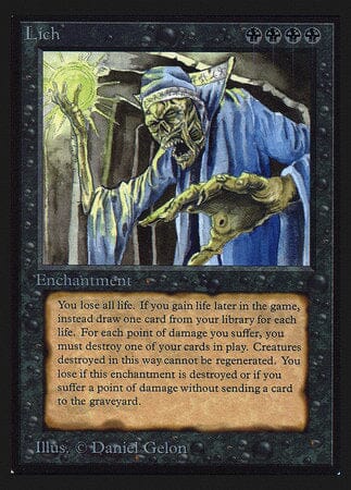 Lich (IE) [Intl. Collectors’ Edition] MTG Single Magic: The Gathering  | Multizone: Comics And Games