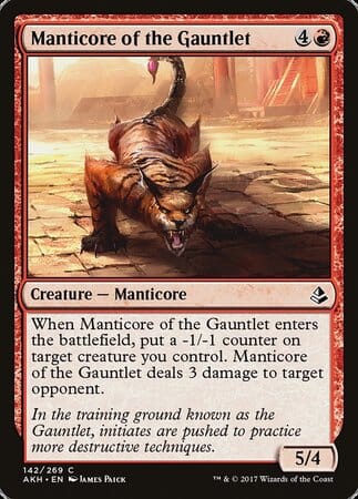 Manticore of the Gauntlet [Amonkhet] MTG Single Magic: The Gathering  | Multizone: Comics And Games