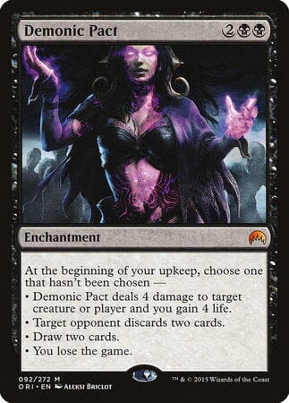 Demonic Pact [Magic Origins] MTG Single Magic: The Gathering  | Multizone: Comics And Games