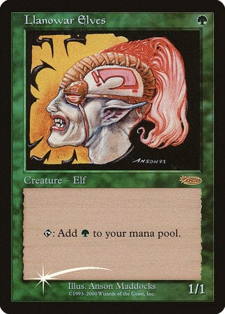 Llanowar Elves [Friday Night Magic 2000] MTG Single Magic: The Gathering  | Multizone: Comics And Games