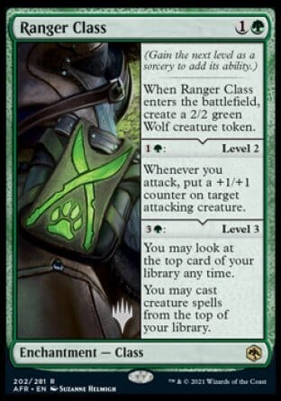 Ranger Class (Promo Pack) [Dungeons & Dragons: Adventures in the Forgotten Realms Promos] MTG Single Magic: The Gathering  | Multizone: Comics And Games