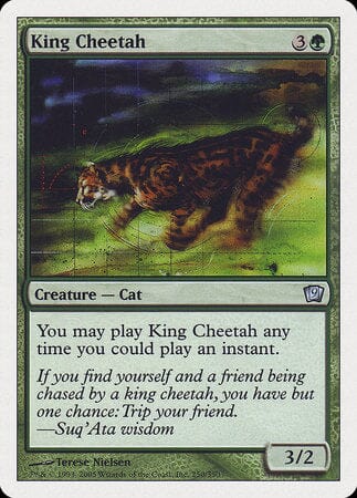 King Cheetah [Ninth Edition] MTG Single Magic: The Gathering  | Multizone: Comics And Games