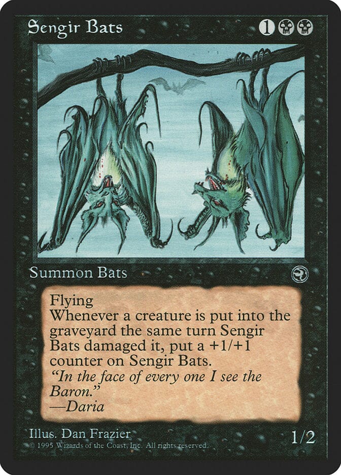 Sengir Bats (Daria Flavor Text) [Homelands] MTG Single Magic: The Gathering  | Multizone: Comics And Games