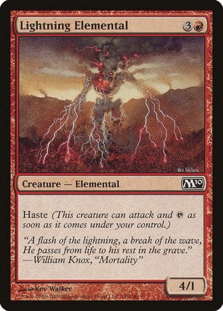 Lightning Elemental [Magic 2010] MTG Single Magic: The Gathering  | Multizone: Comics And Games