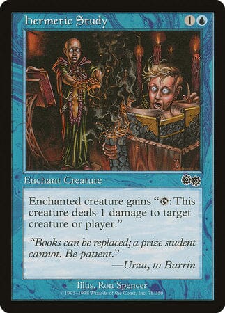 Hermetic Study [Urza's Saga] MTG Single Magic: The Gathering  | Multizone: Comics And Games