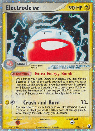 Electrode ex (107/112) [EX: FireRed & LeafGreen] Pokemon Single Pokémon  | Multizone: Comics And Games