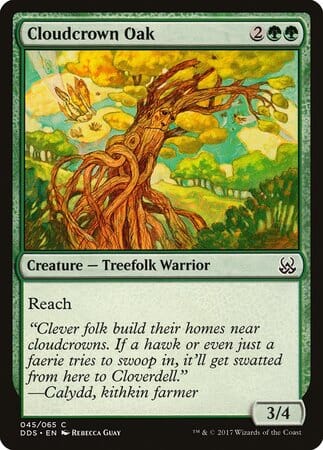 Cloudcrown Oak [Duel Decks: Mind vs. Might] MTG Single Magic: The Gathering  | Multizone: Comics And Games