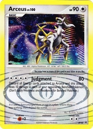 Arceus (DP50) (Jumbo Card) [Diamond & Pearl: Black Star Promos] Pokemon Single Pokémon  | Multizone: Comics And Games