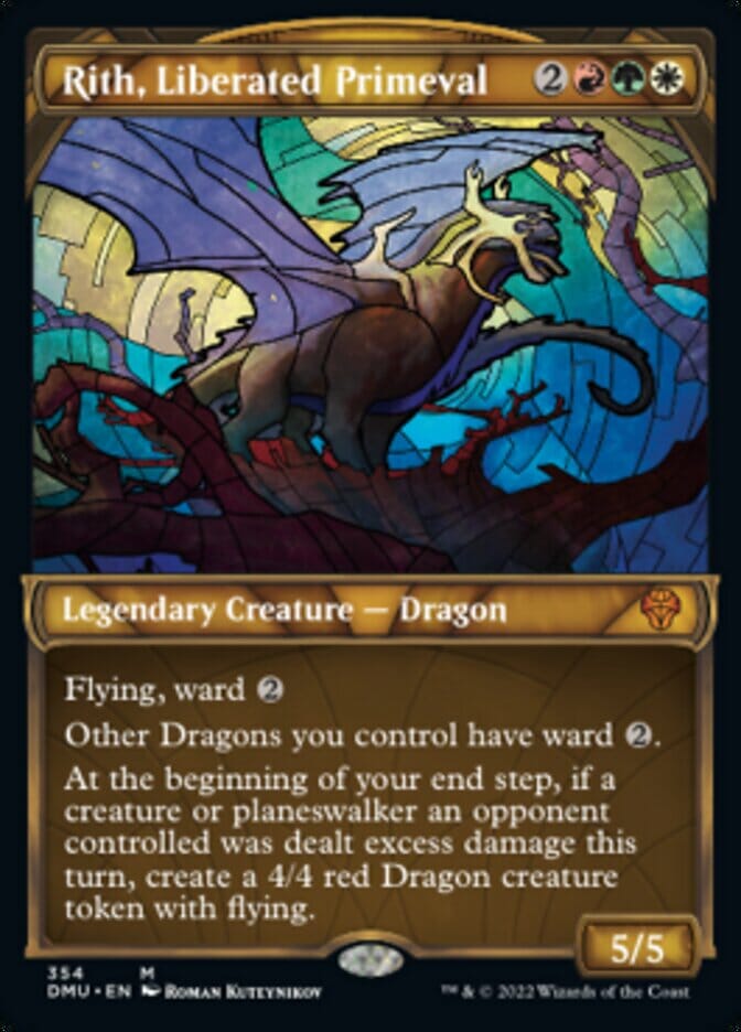 Rith, Liberated Primeval (Showcase Textured) [Dominaria United] MTG Single Magic: The Gathering  | Multizone: Comics And Games