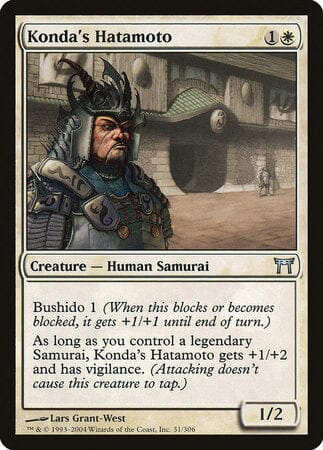 Konda's Hatamoto [Champions of Kamigawa] MTG Single Magic: The Gathering  | Multizone: Comics And Games
