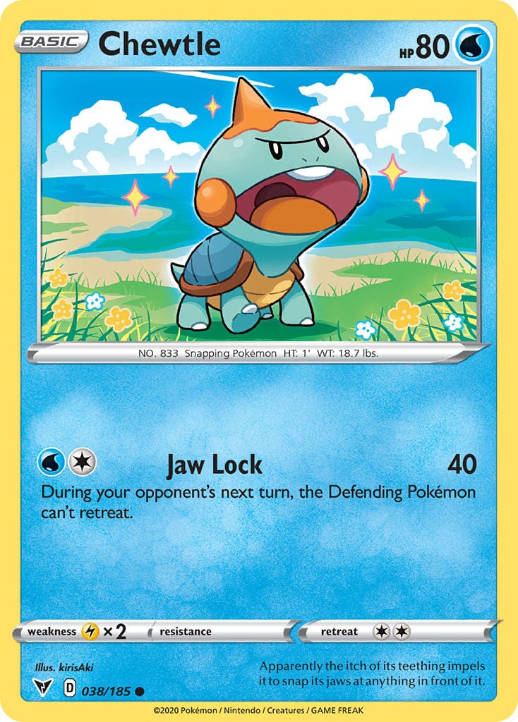 Chewtle (038/185) [Sword & Shield: Vivid Voltage] Pokemon Single Pokémon  | Multizone: Comics And Games