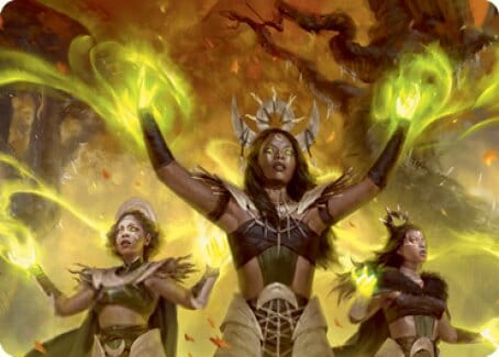 Dawnhart Wardens Art Card [Innistrad: Midnight Hunt Art Series] MTG Single Magic: The Gathering  | Multizone: Comics And Games