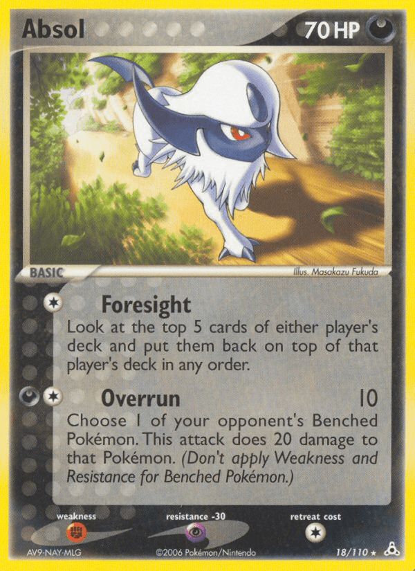 Absol (18/110) [EX: Holon Phantoms] Pokemon Single Pokémon  | Multizone: Comics And Games