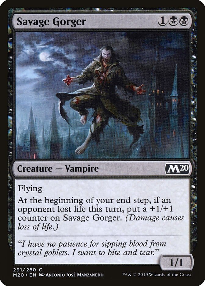 Savage Gorger [Core Set 2020] MTG Single Magic: The Gathering  | Multizone: Comics And Games