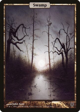 Swamp - Full Art [Unhinged] MTG Single Magic: The Gathering  | Multizone: Comics And Games