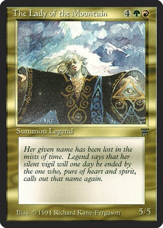 The Lady of the Mountain [Legends] MTG Single Magic: The Gathering  | Multizone: Comics And Games