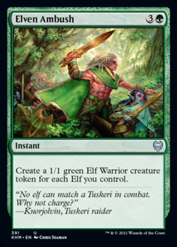 Elven Ambush [Kaldheim] MTG Single Magic: The Gathering  | Multizone: Comics And Games