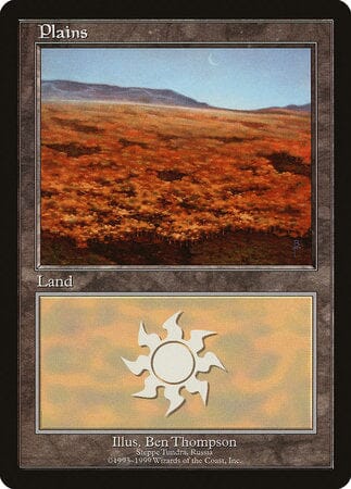 Plains - Steppe Tundra [European Land Program] MTG Single Magic: The Gathering  | Multizone: Comics And Games