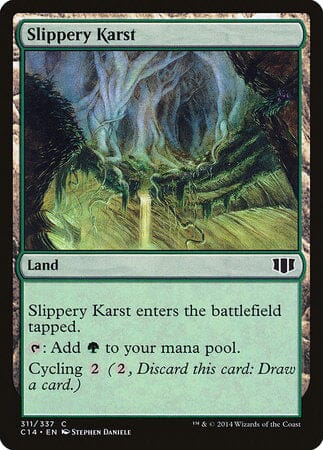Slippery Karst [Commander 2014] MTG Single Magic: The Gathering  | Multizone: Comics And Games