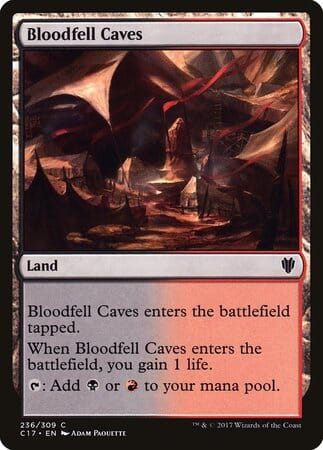 Bloodfell Caves [Commander 2017] MTG Single Magic: The Gathering  | Multizone: Comics And Games