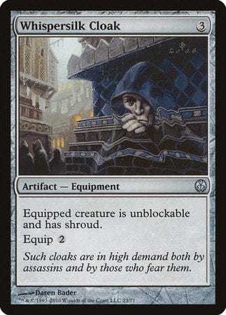 Whispersilk Cloak [Duel Decks: Phyrexia vs. the Coalition] MTG Single Magic: The Gathering  | Multizone: Comics And Games