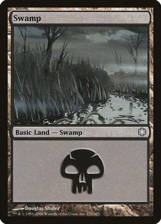 Swamp (376) [Coldsnap Theme Decks] MTG Single Magic: The Gathering  | Multizone: Comics And Games