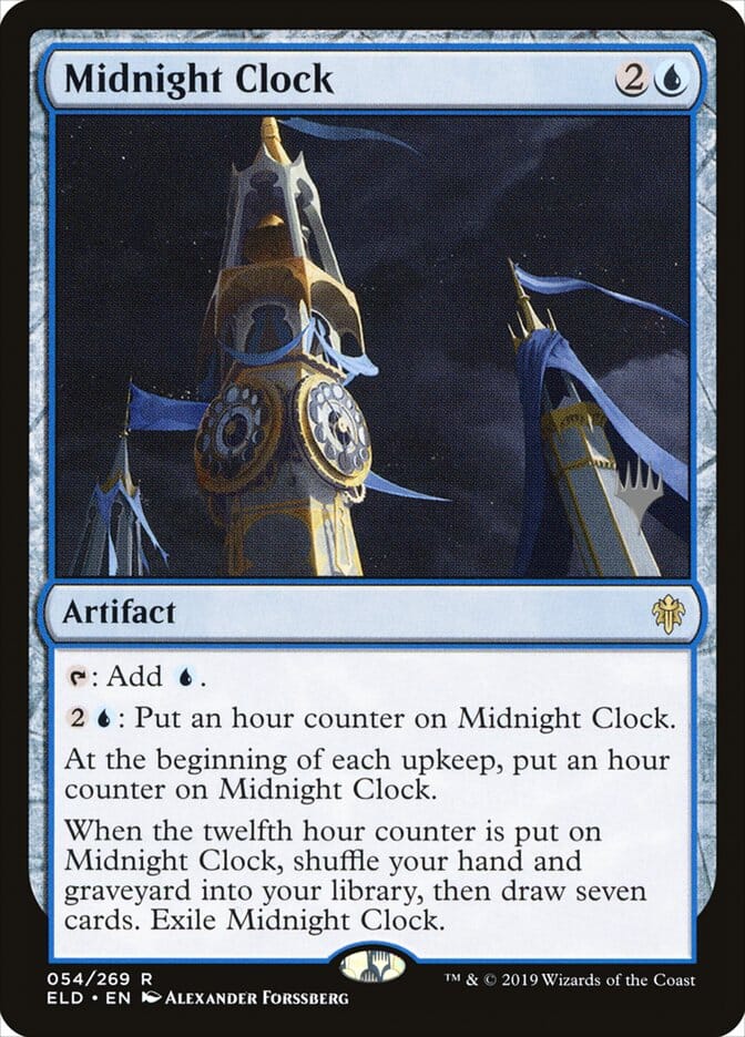 Midnight Clock (Promo Pack) [Throne of Eldraine Promos] MTG Single Magic: The Gathering  | Multizone: Comics And Games